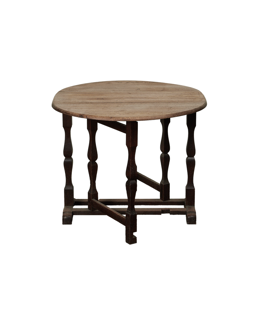 Vintage Gate Leg Table from France made of Wood