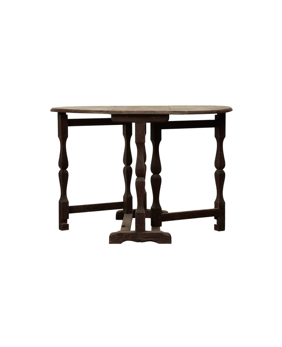 Vintage Gate Leg Table from France made of Wood