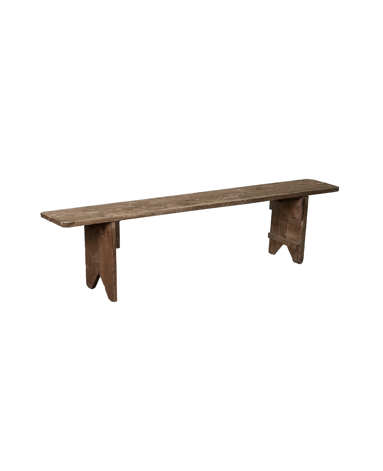 Vintage Farmhouse Bench from France made of Wood