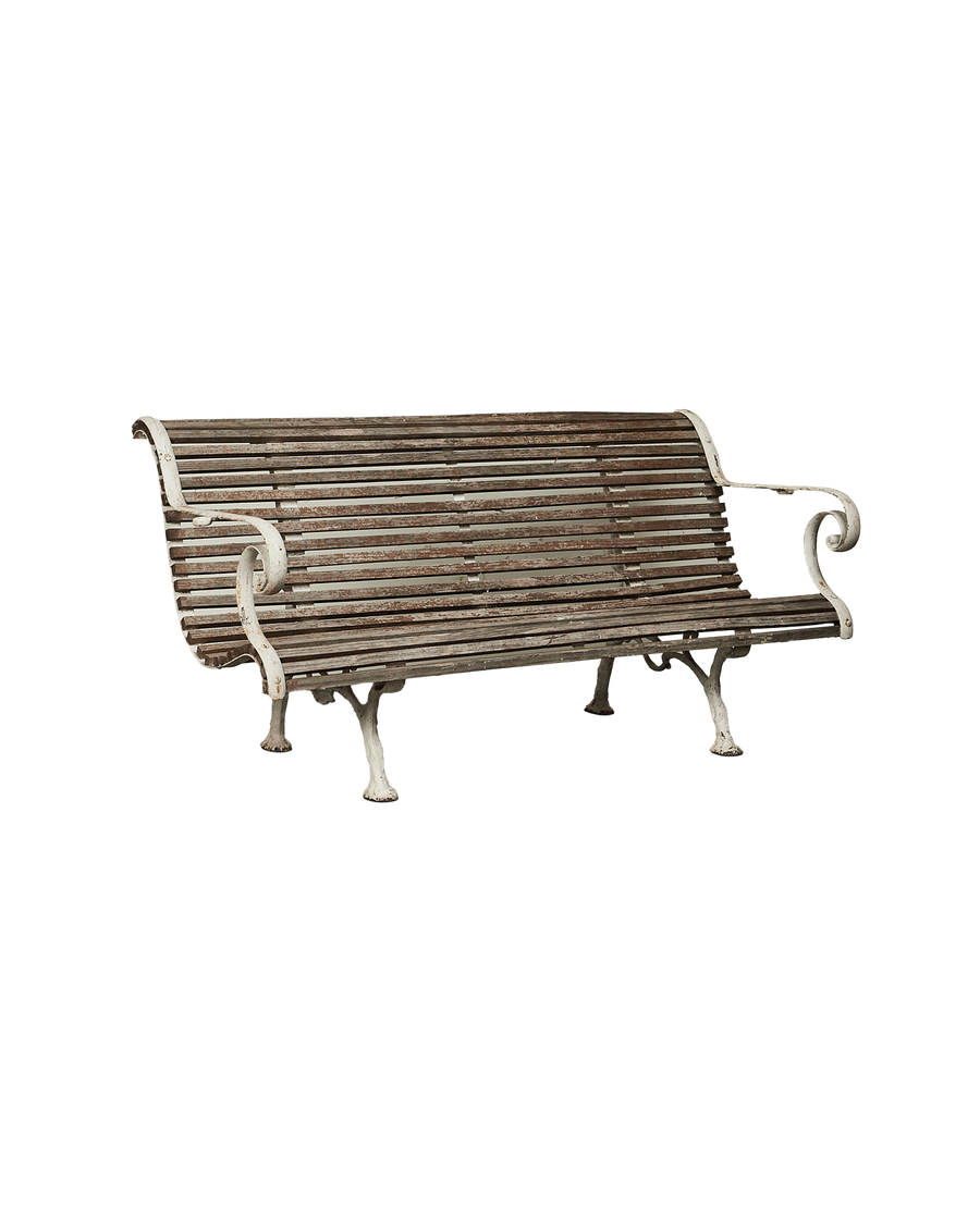 Antique Park Bench from France made of Metal