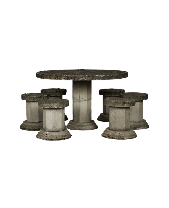 Cast Table and Stools