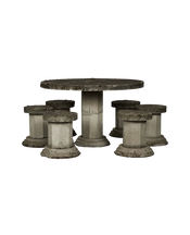 Cast Table and Stools