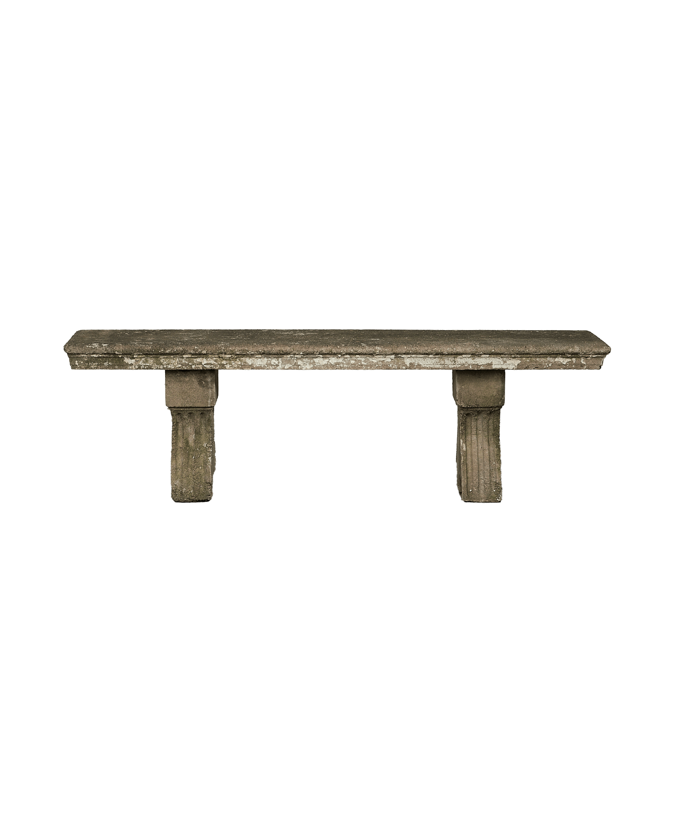 Antique Stone Garden Bench from France made of Stone