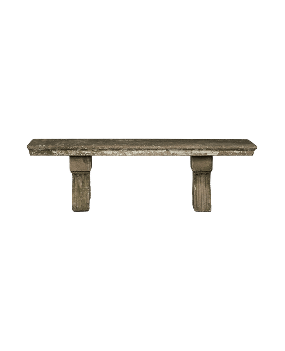 Stone Garden Bench
