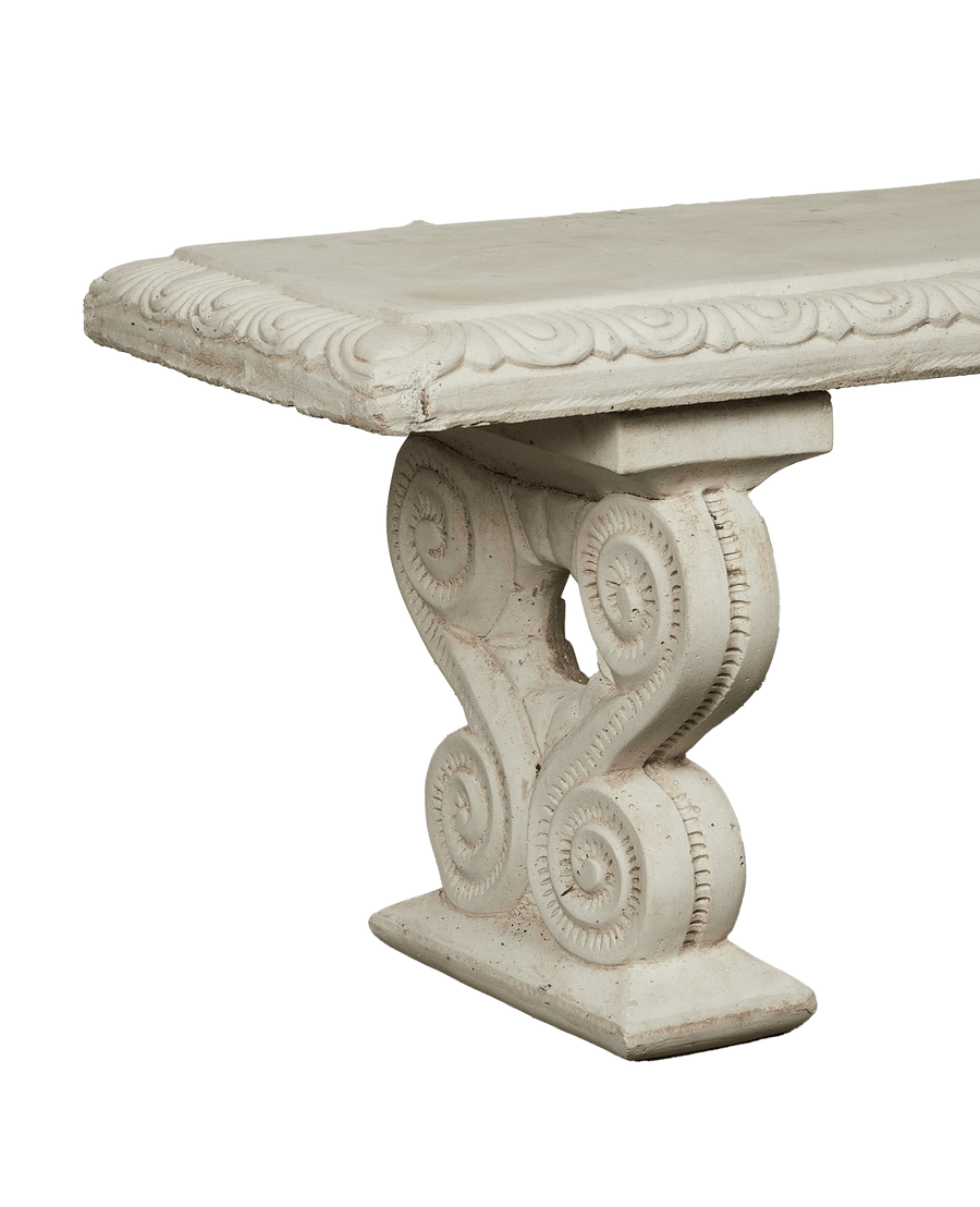 Reproduction Cast Stone Bench from France made of Cement