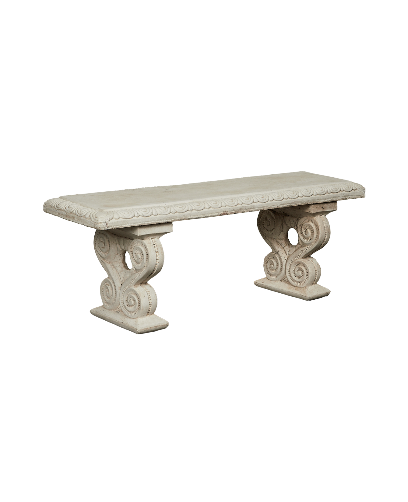 Olive Ateliers French Cast Stone Bench