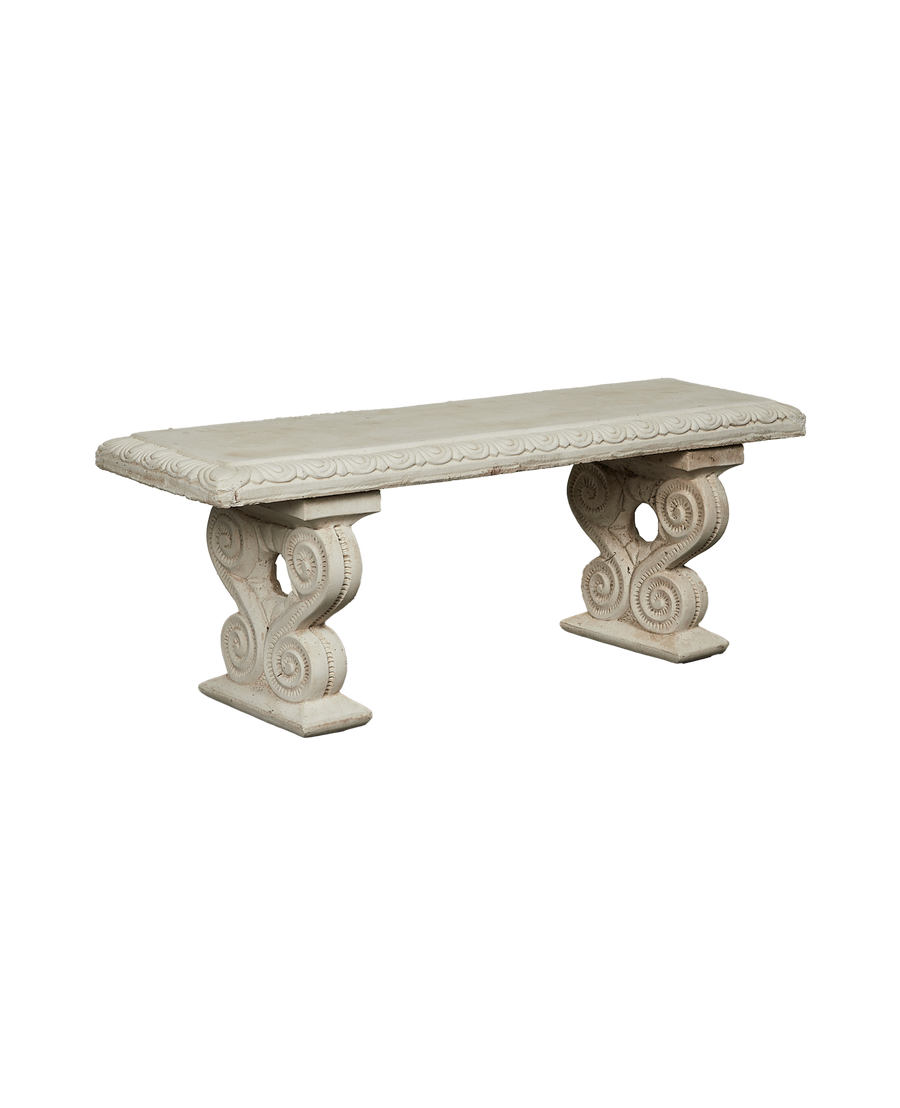 Reproduction Cast Stone Bench from France made of Cement