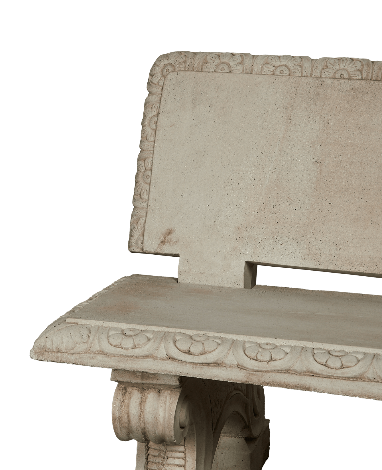 Reproduction Cast Stone Park Bench from France made of Cement