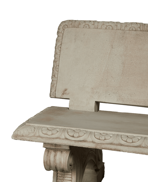 Cast Stone Park Bench