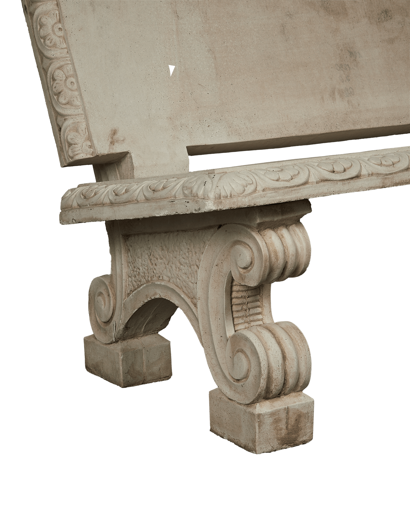 Reproduction Cast Stone Park Bench from France made of Cement