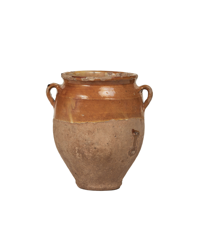 Confit Jar - Yellow Ochre Glaze Assorted