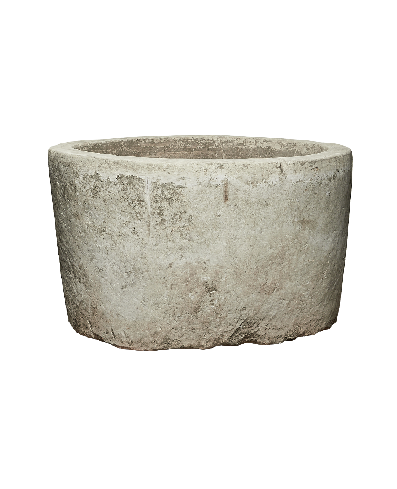 Vintage Limestone Trough - Round from Indonesia - Planters, Fountains, & Water Features