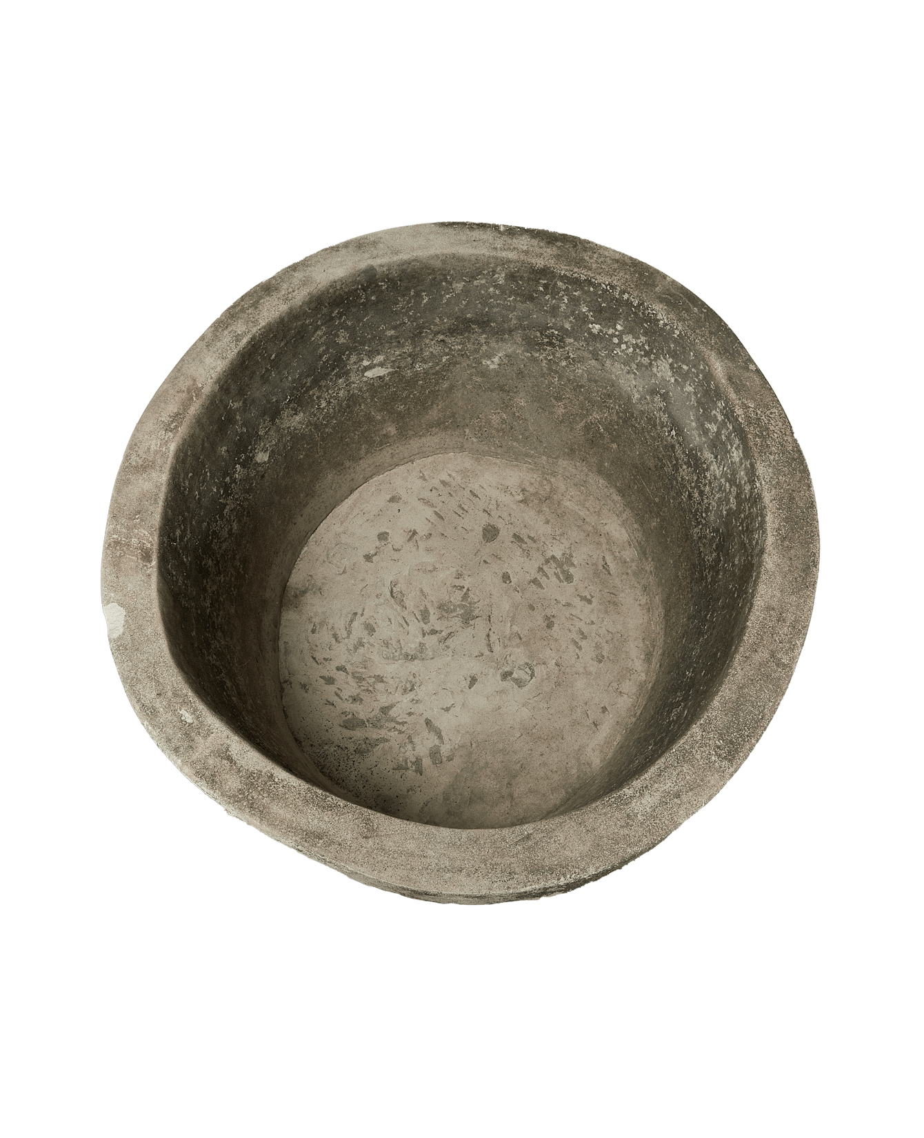 Vintage Limestone Trough - Round from Indonesia - Planters, Fountains, & Water Features