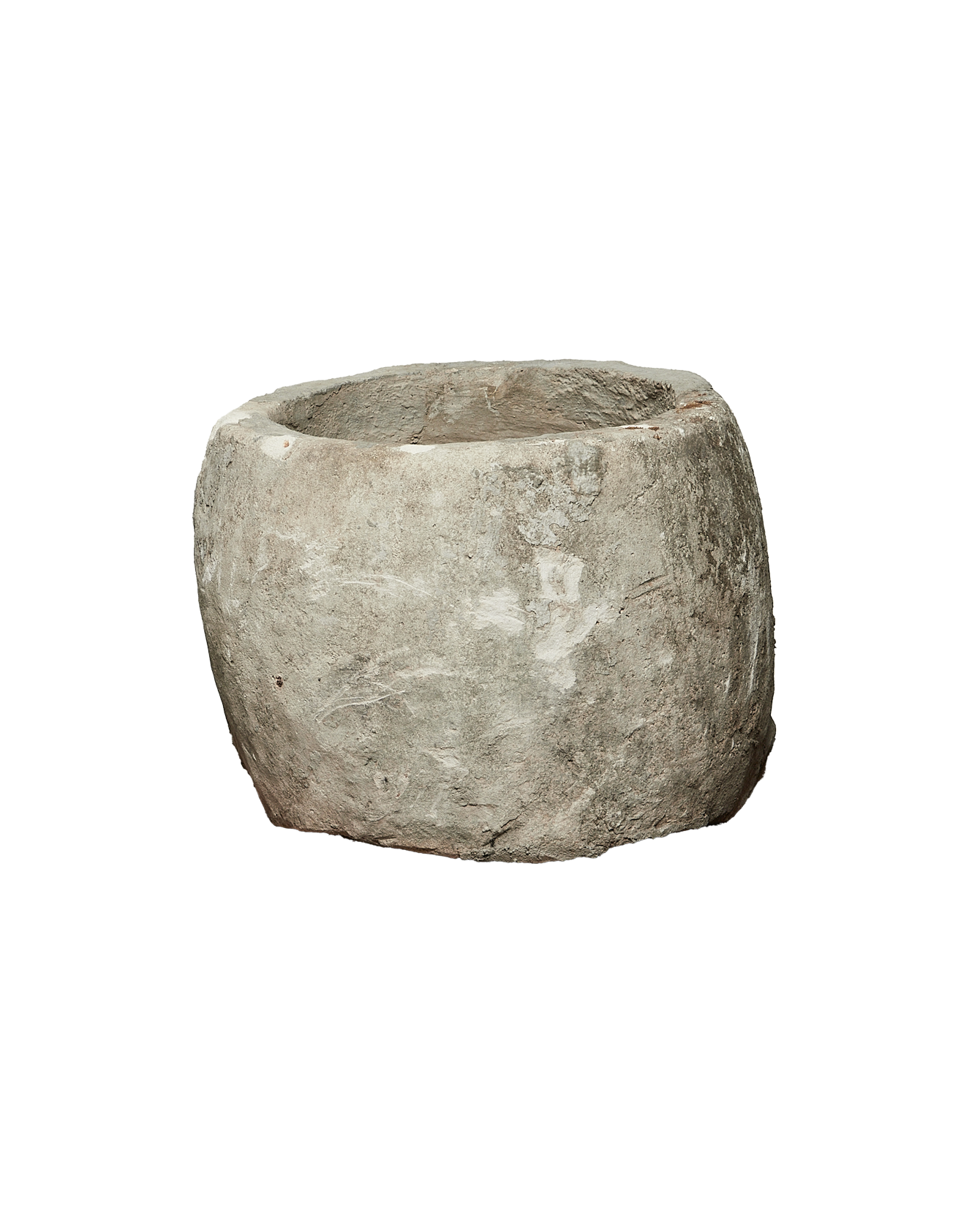 Vintage Limestone Trough - Round from Indonesia - Planters, Fountains, & Water Features