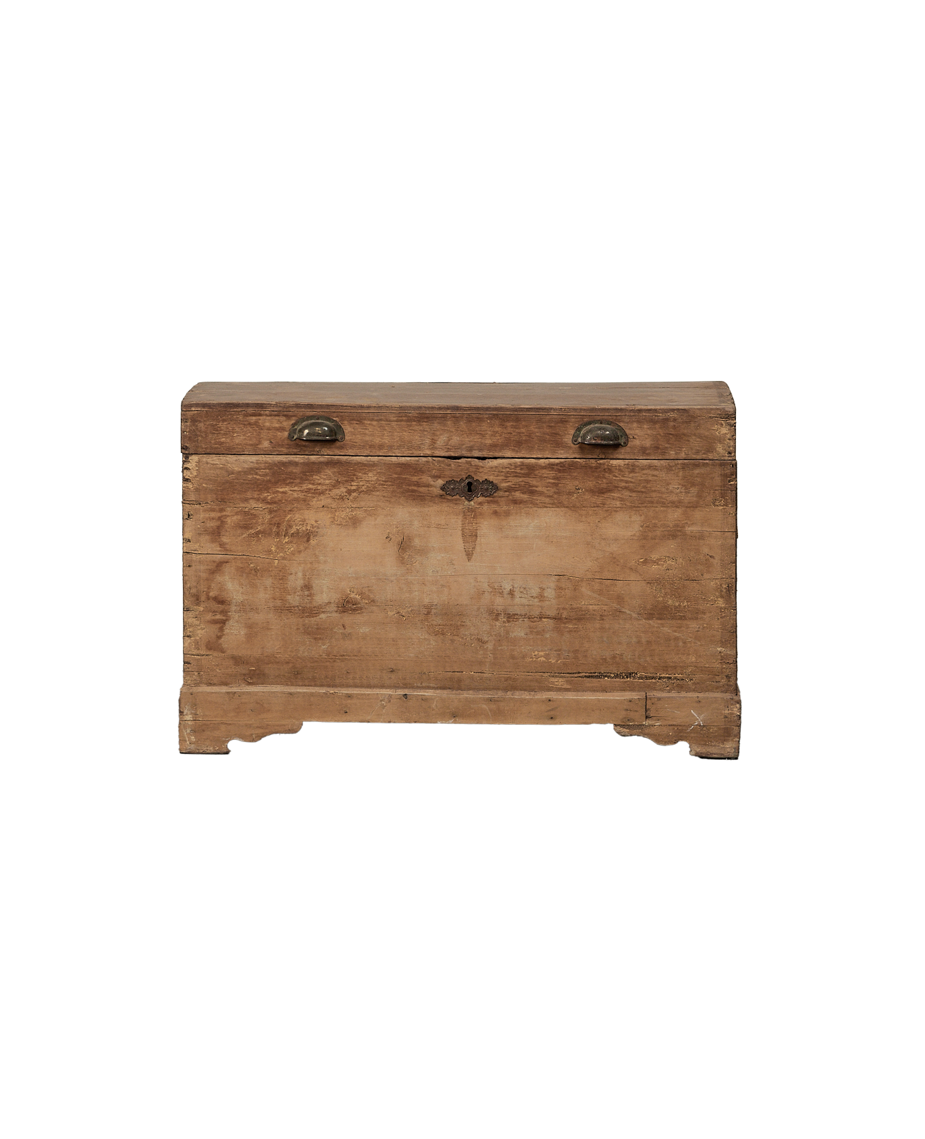Vintage Wood Chest from Turkey made of Wood