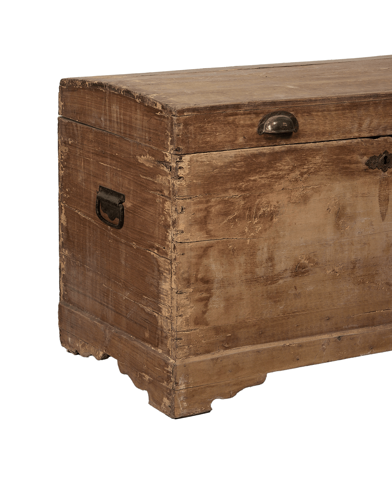 Vintage Wood Chest from Turkey made of Wood