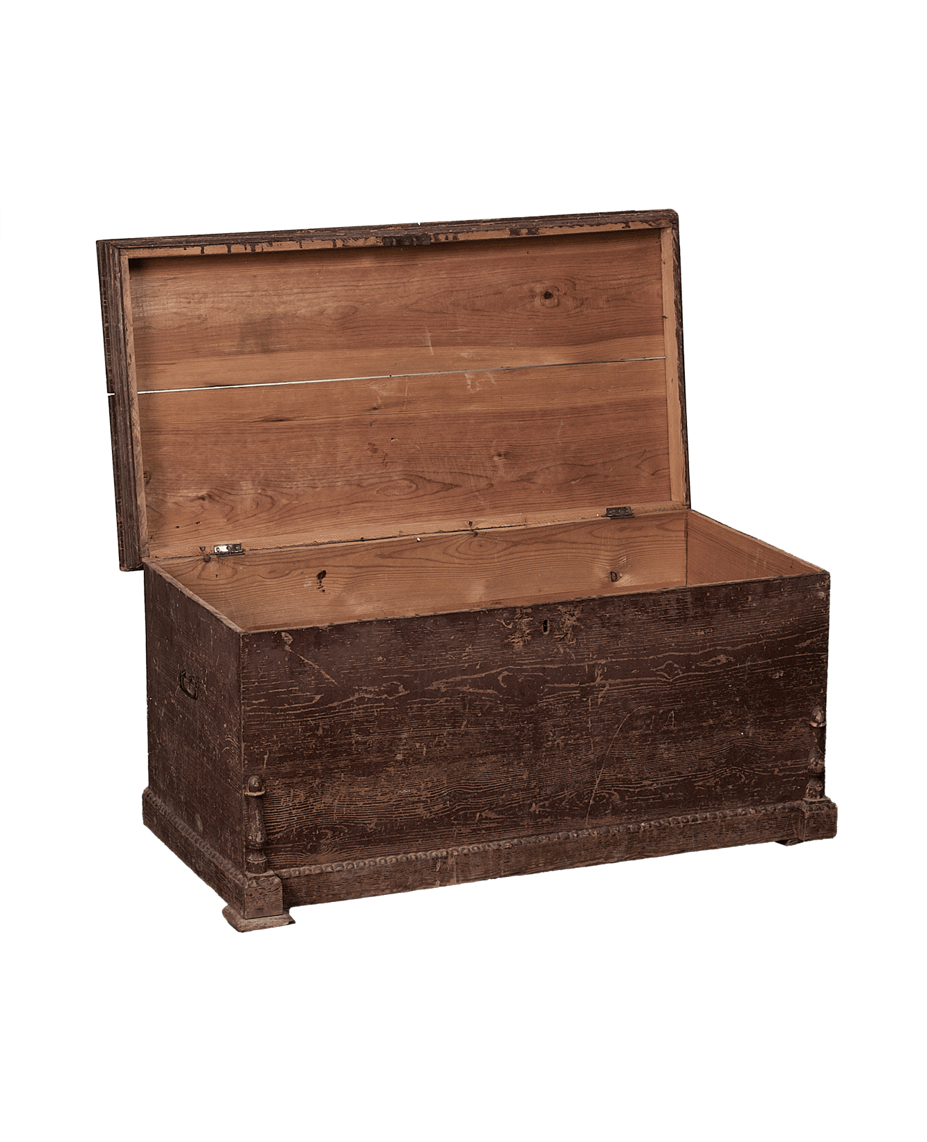 Vintage Wood Chest from Turkey made of Wood