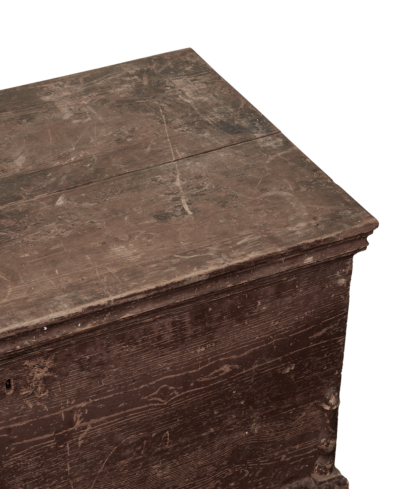 Vintage Wood Chest from Turkey made of Wood