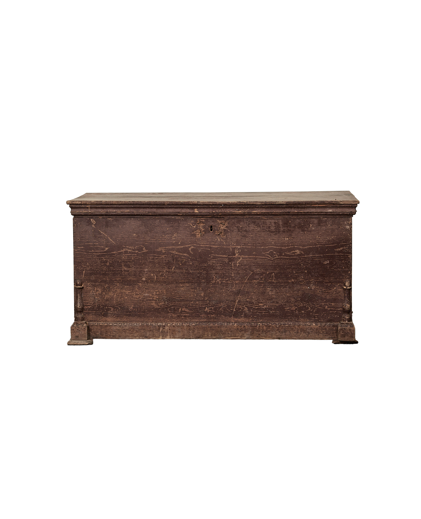 Vintage Wood Chest from Turkey made of Wood