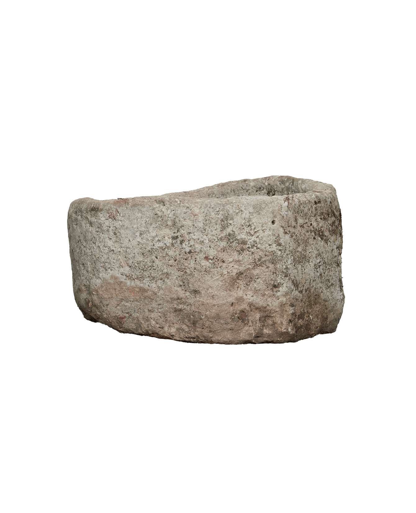 Vintage Limestone Trough - Round from Indonesia - Planters, Fountains, & Water Features