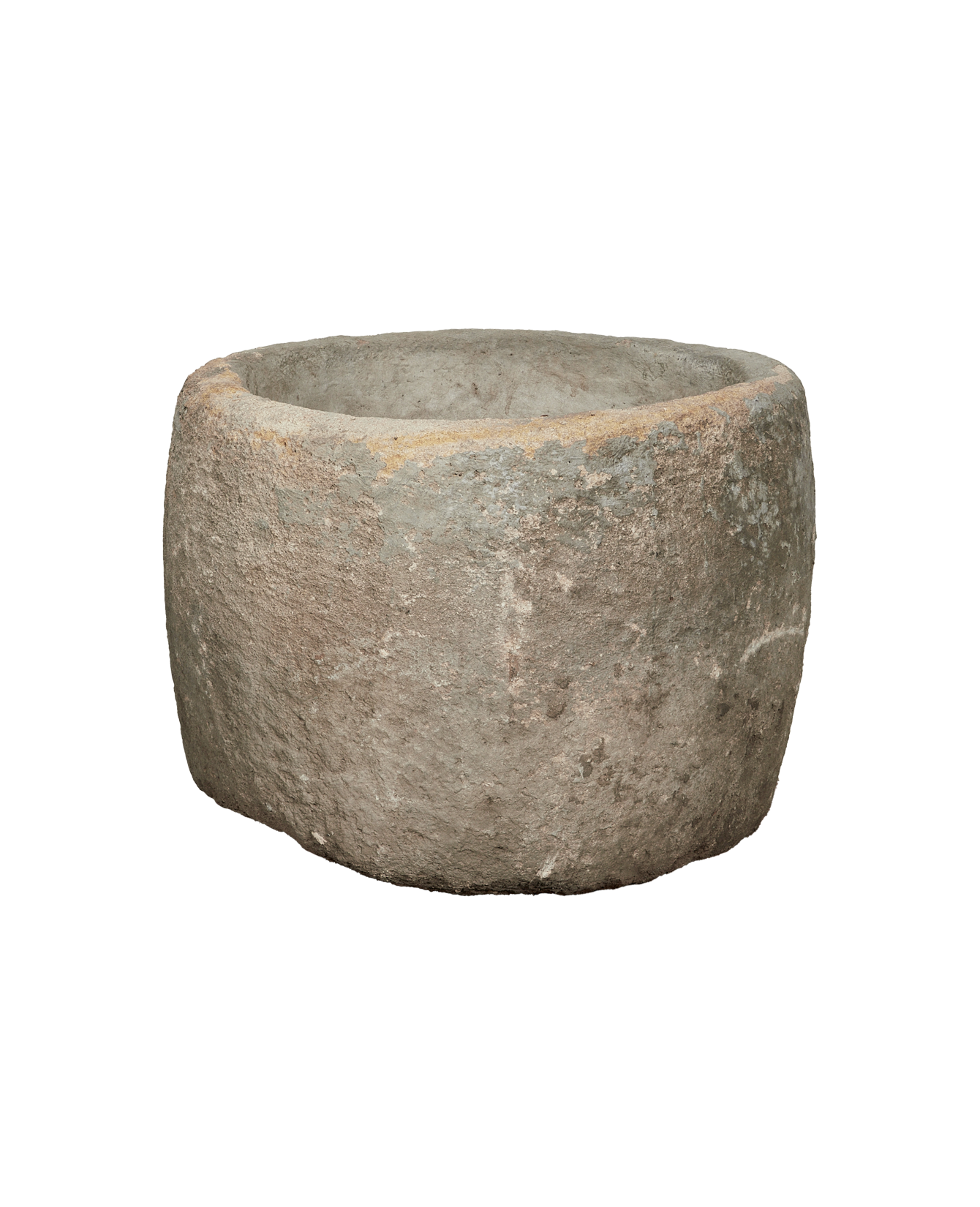 Vintage Limestone Trough - Round from Indonesia - Planters, Fountains, & Water Features