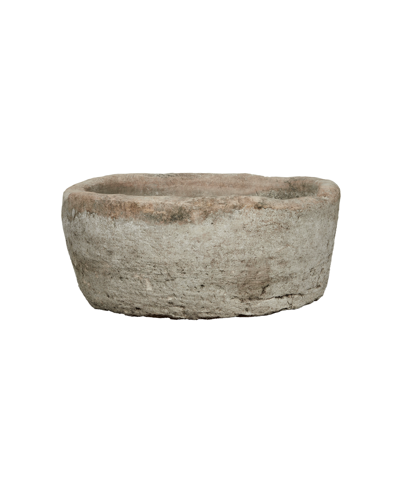 Vintage Limestone Trough - Round from Indonesia - Planters, Fountains, & Water Features
