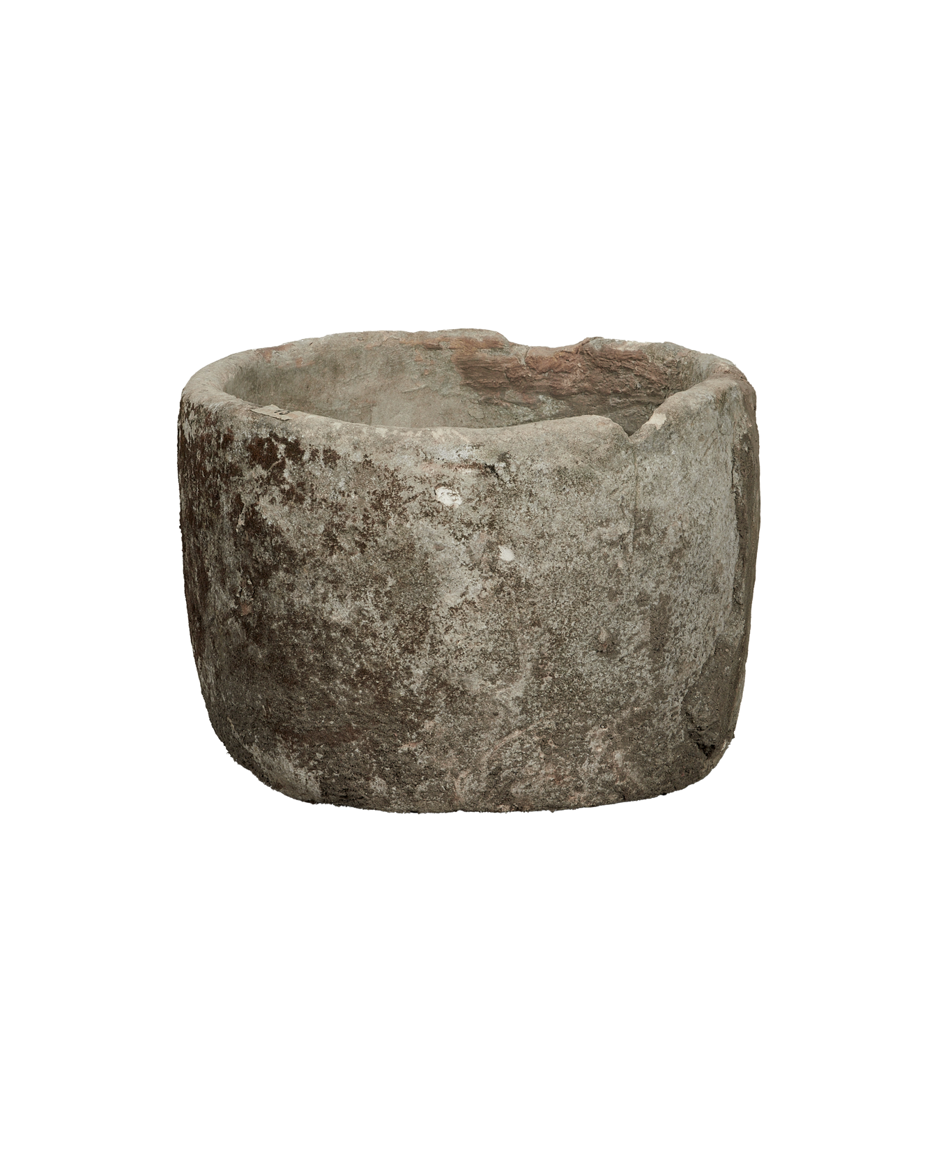 Vintage Limestone Trough - Round from Indonesia - Planters, Fountains, & Water Features