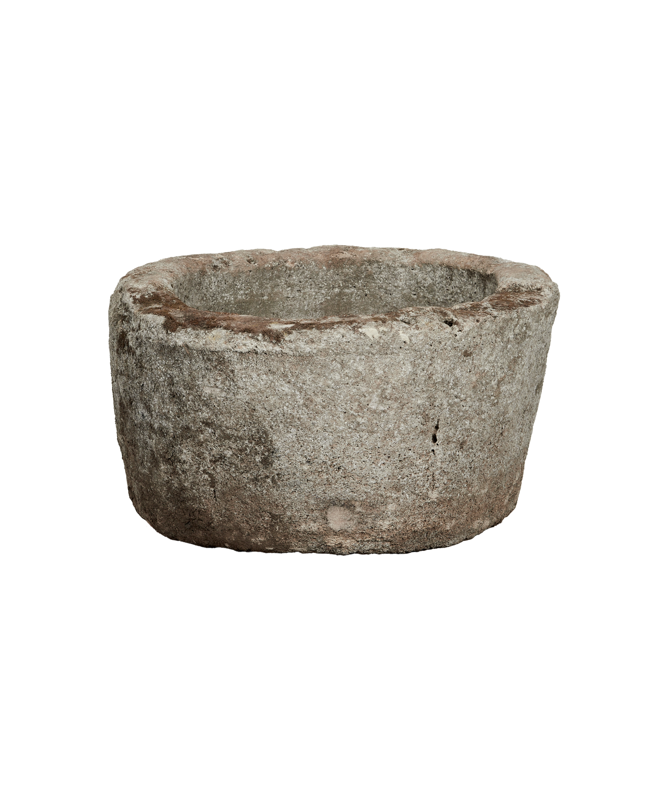 Vintage Limestone Trough - Round from Indonesia - Planters, Fountains, & Water Features