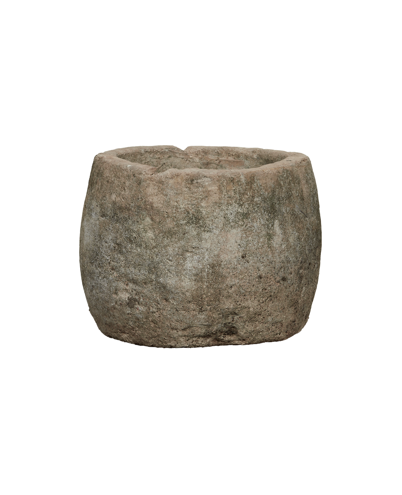 Vintage Limestone Trough - Round from Indonesia - Planters, Fountains, & Water Features