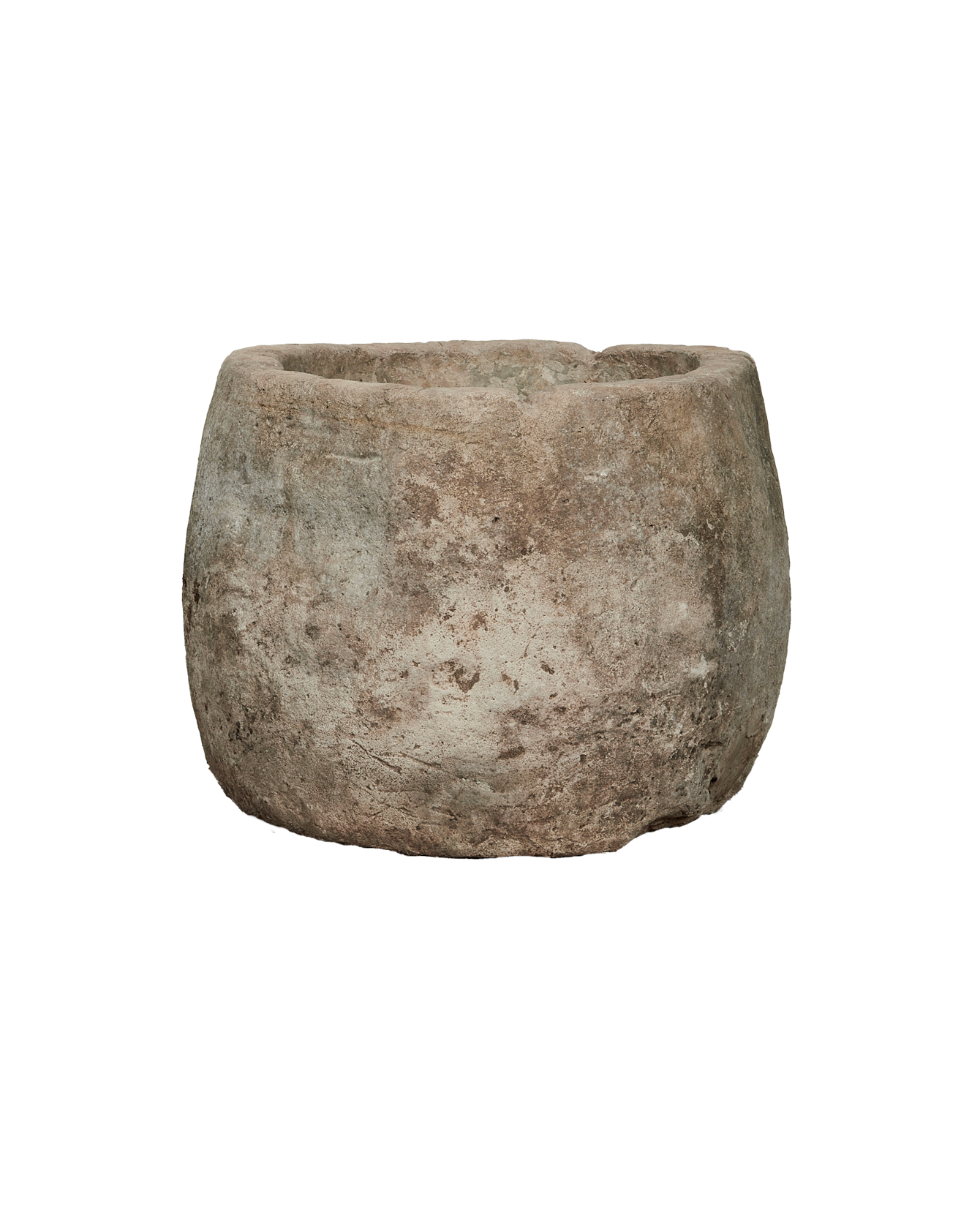 Vintage Limestone Trough - Round from Indonesia - Planters, Fountains, & Water Features