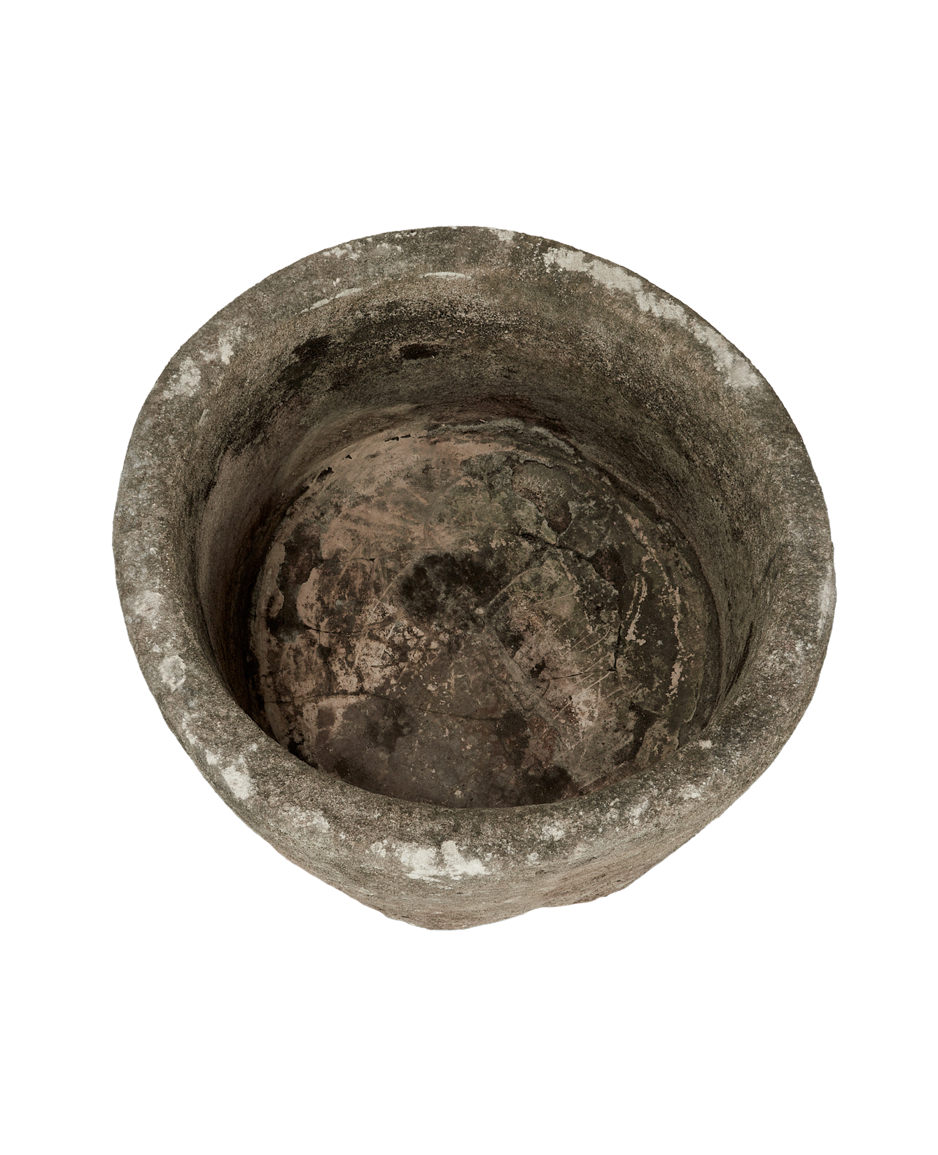 Vintage Limestone Trough - Round from Indonesia - Planters, Fountains, & Water Features