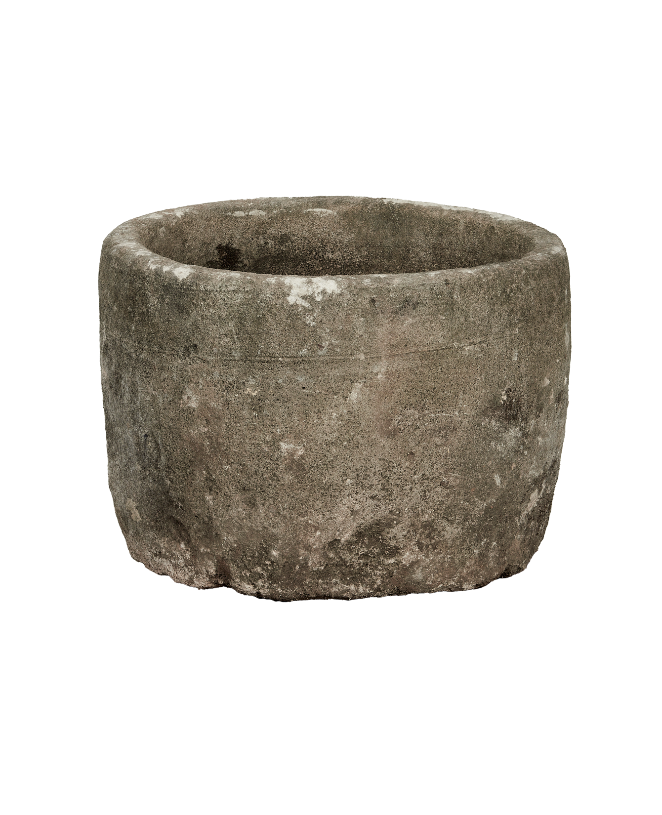 Vintage Limestone Trough - Round from Indonesia - Planters, Fountains, & Water Features