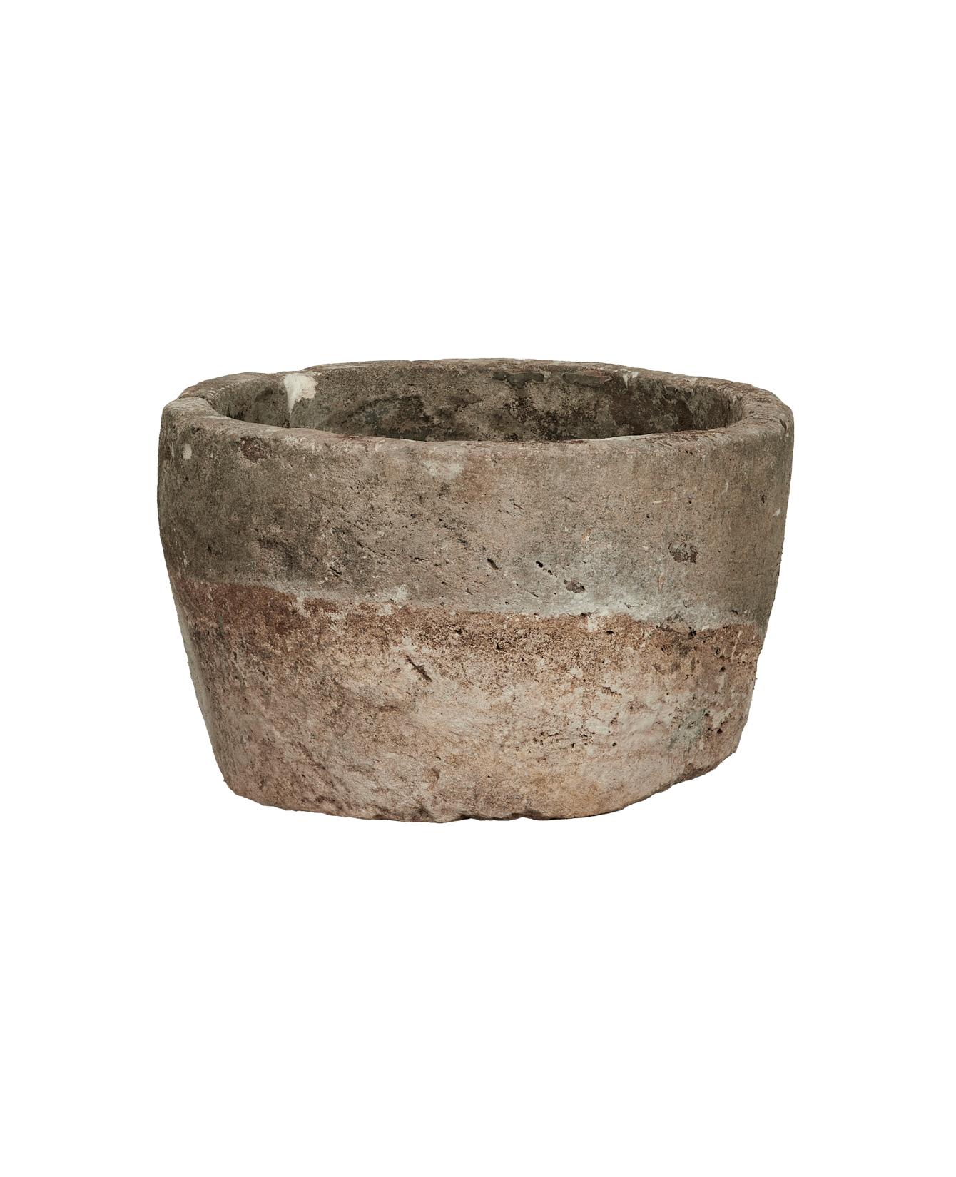 Vintage Limestone Trough - Round from Indonesia - Planters, Fountains, & Water Features