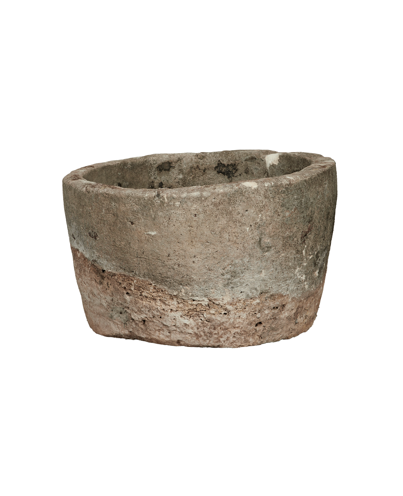 Vintage Limestone Trough - Round from Indonesia - Planters, Fountains, & Water Features