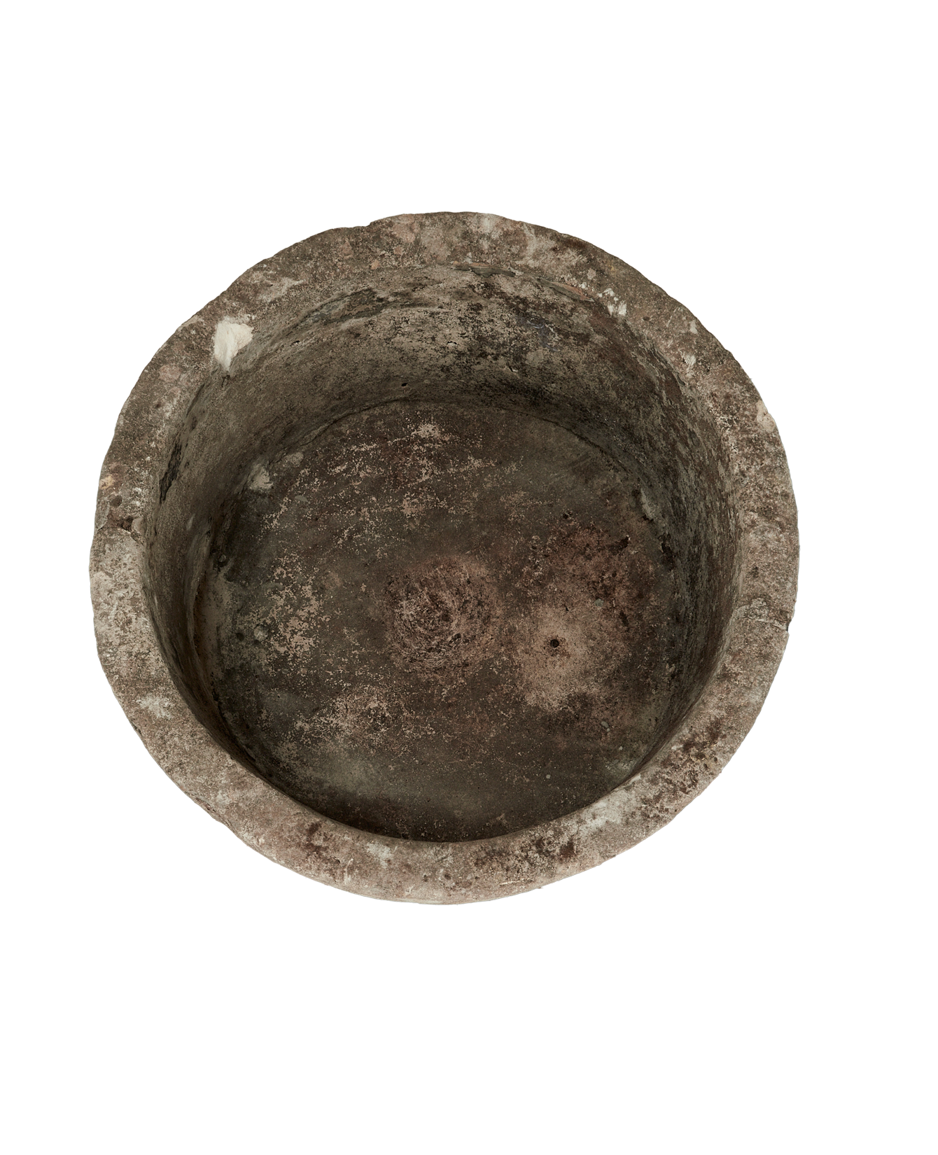 Vintage Limestone Trough - Round from Indonesia - Planters, Fountains, & Water Features