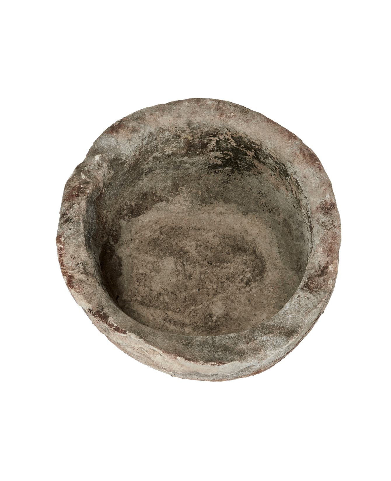 Vintage Limestone Trough - Round from Indonesia - Planters, Fountains, & Water Features