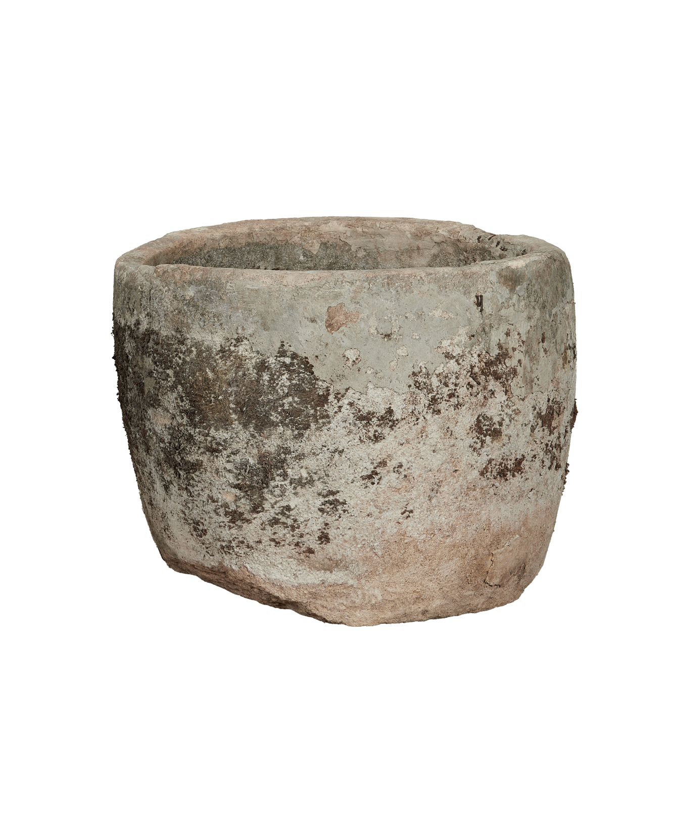 Vintage Limestone Trough - Round from Indonesia - Planters, Fountains, & Water Features