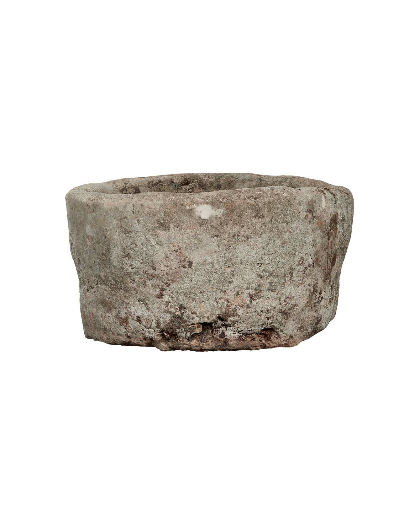 Vintage Limestone Trough - Round from Indonesia - Planters, Fountains, & Water Features