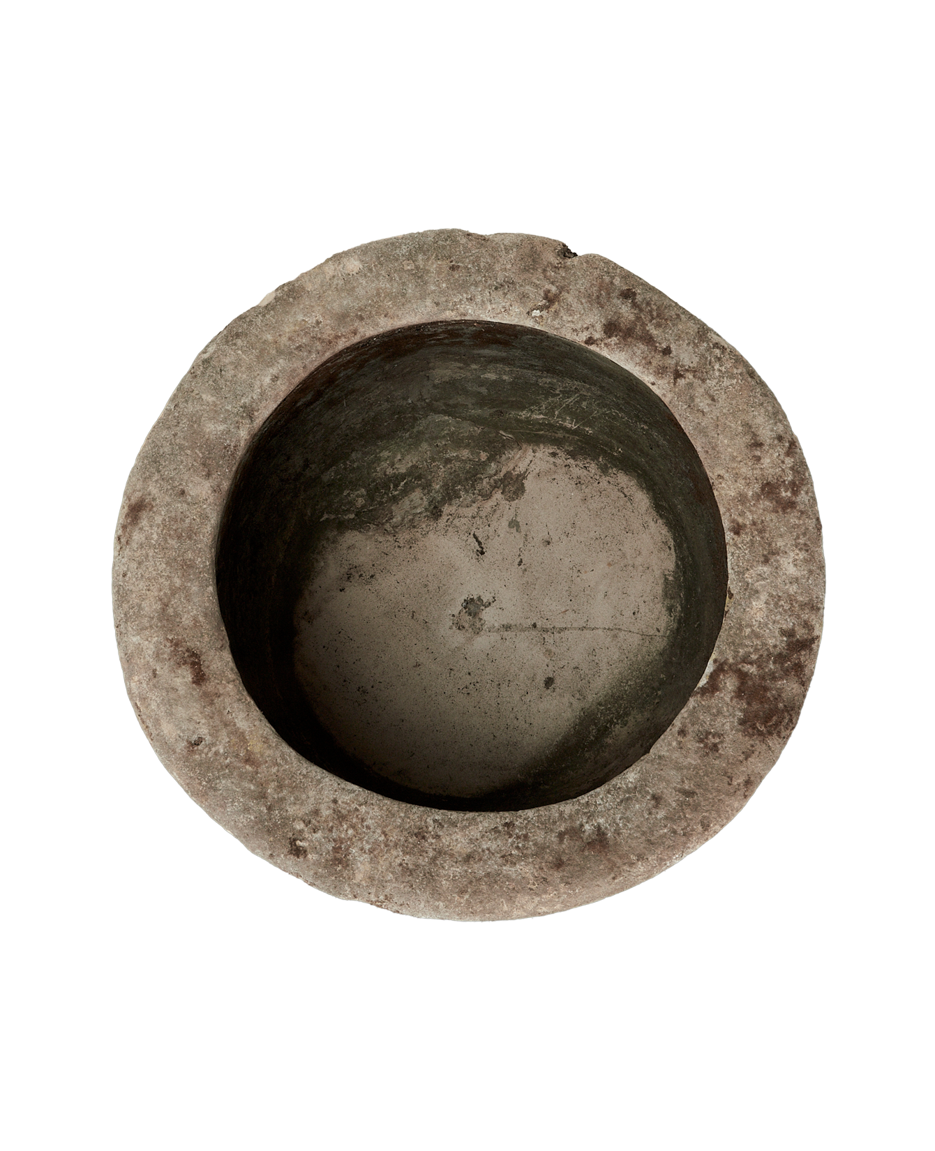 Vintage Limestone Trough - Round from Indonesia - Planters, Fountains, & Water Features