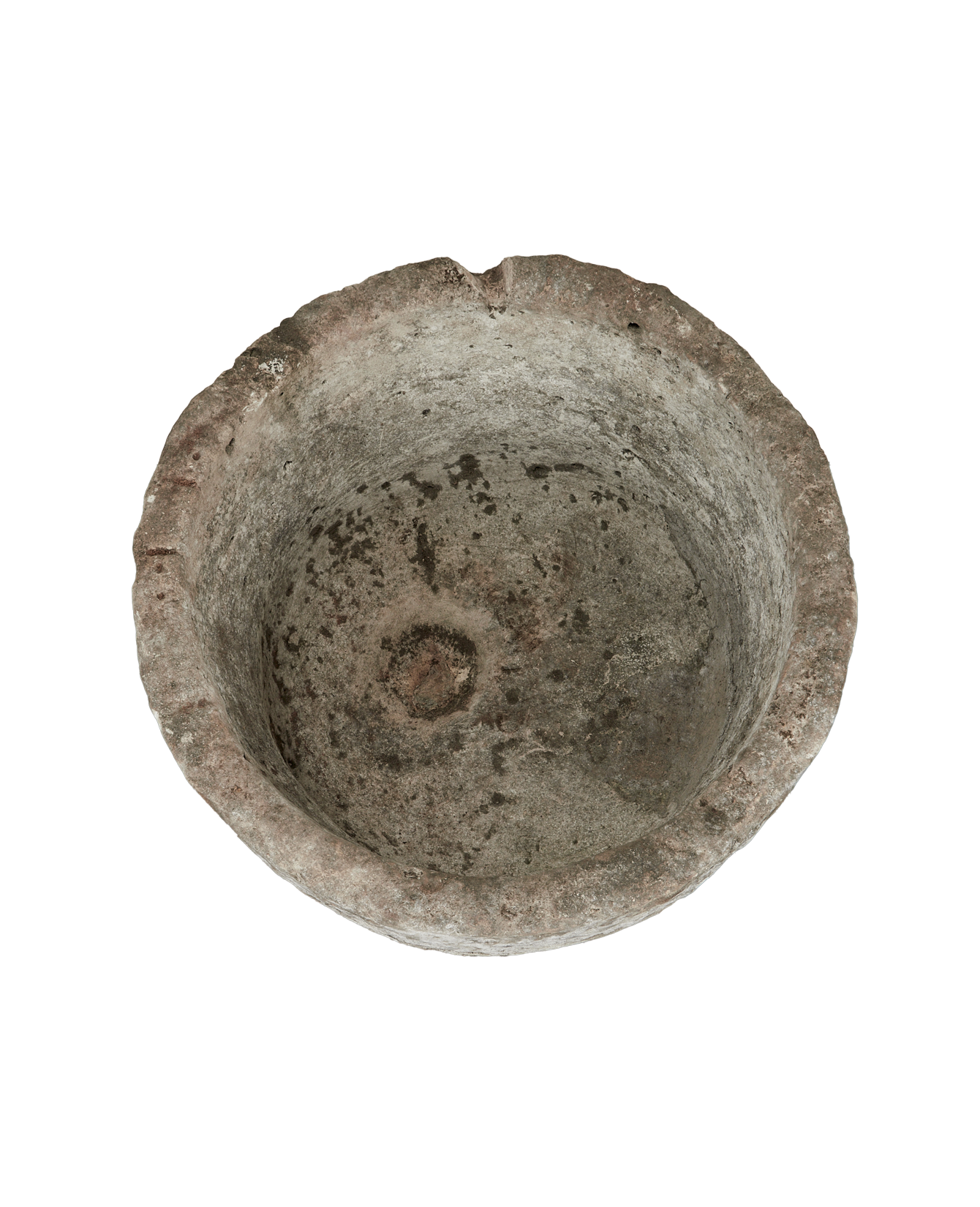 Vintage Limestone Trough - Round from Indonesia - Planters, Fountains, & Water Features