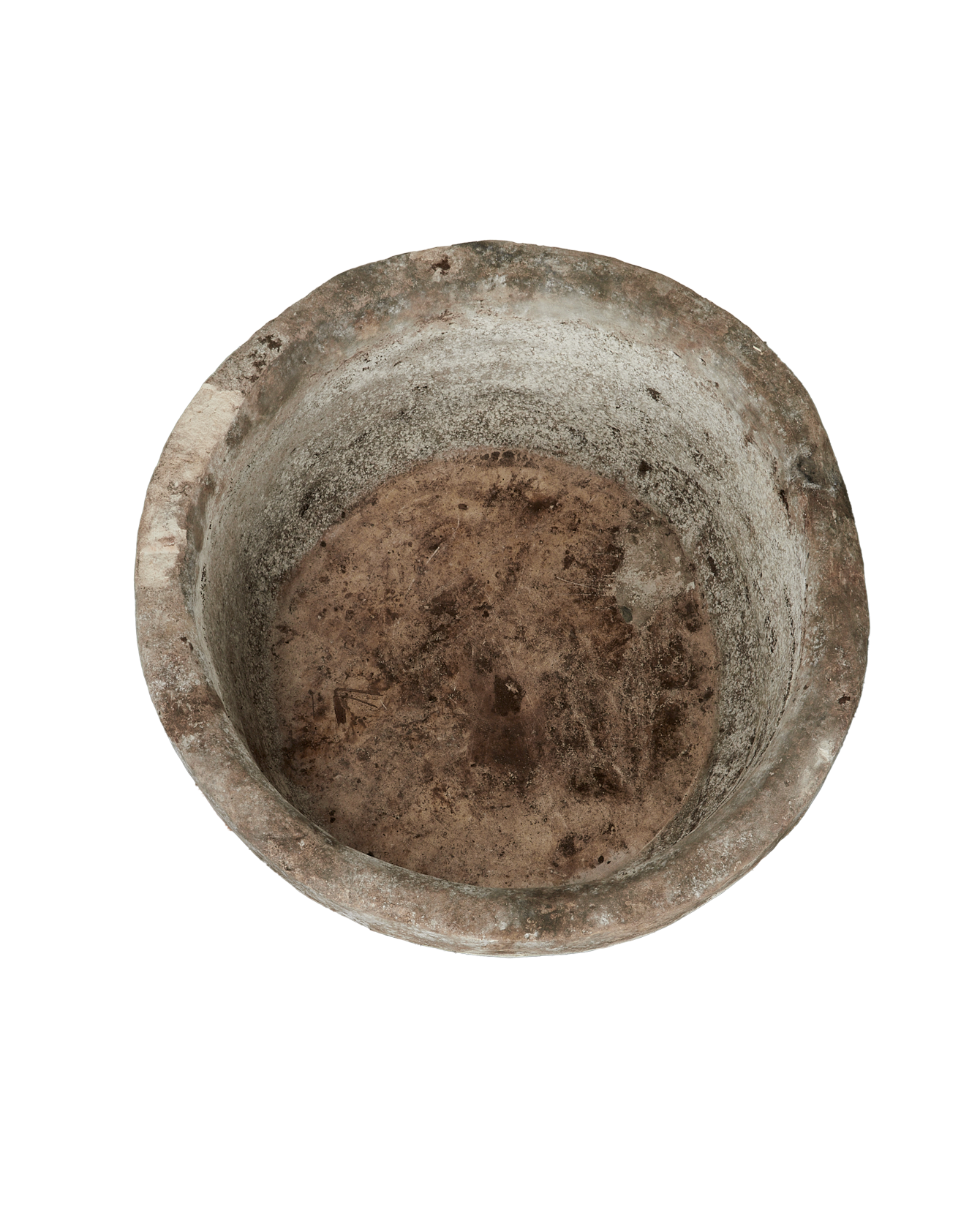 Vintage Limestone Trough - Round from Indonesia - Planters, Fountains, & Water Features