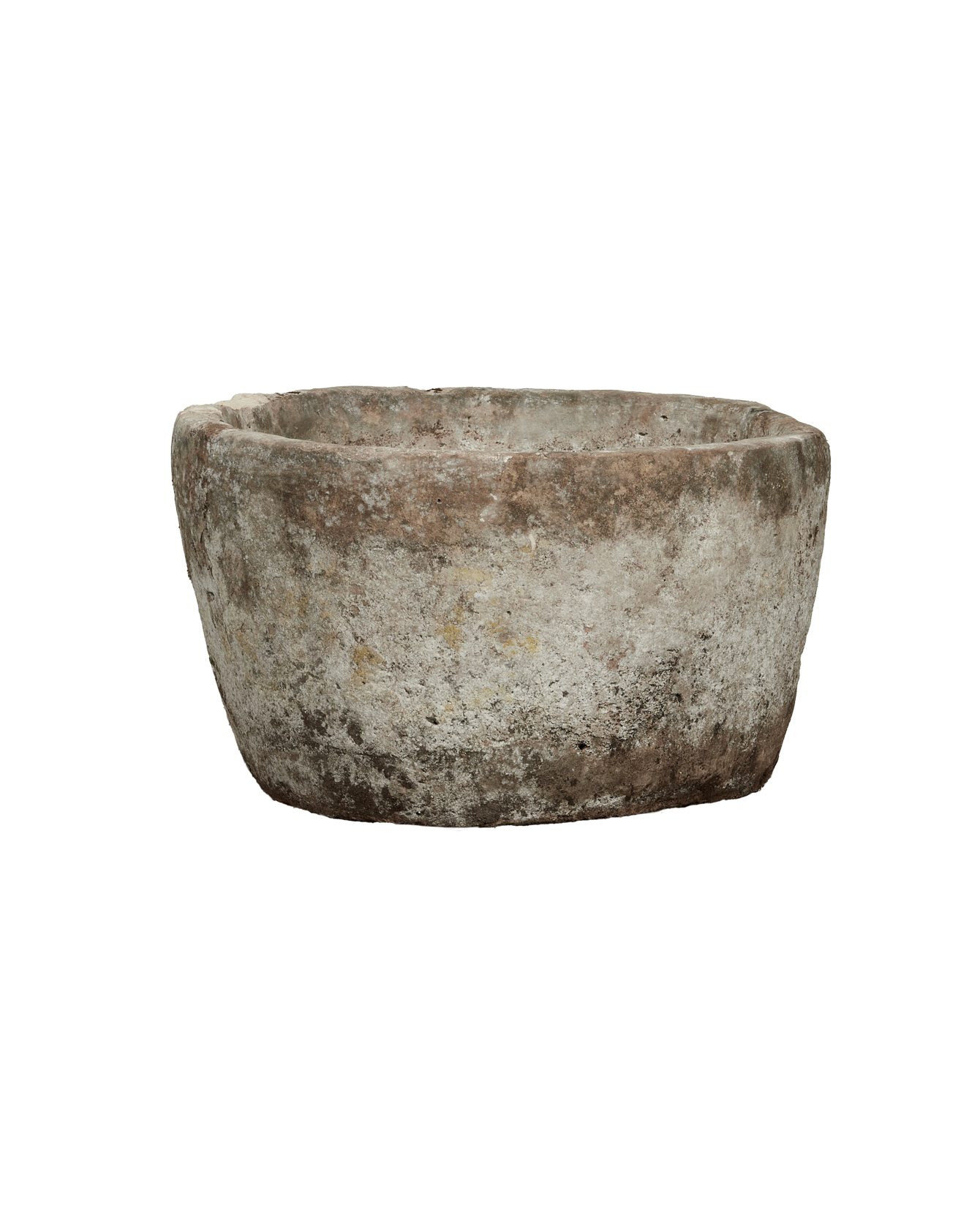 Vintage Limestone Trough - Round from Indonesia - Planters, Fountains, & Water Features