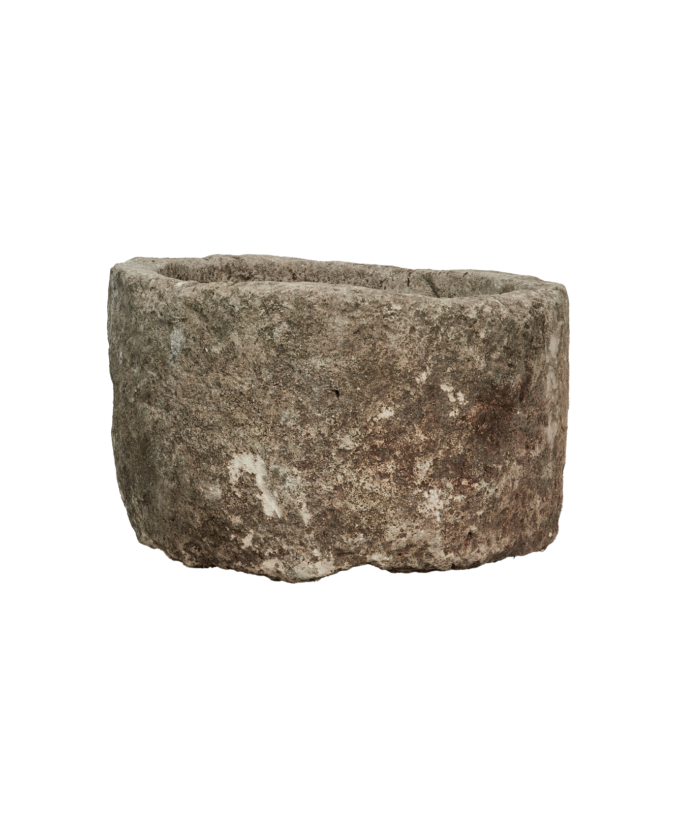 Vintage Limestone Trough - Round from Indonesia - Planters, Fountains, & Water Features