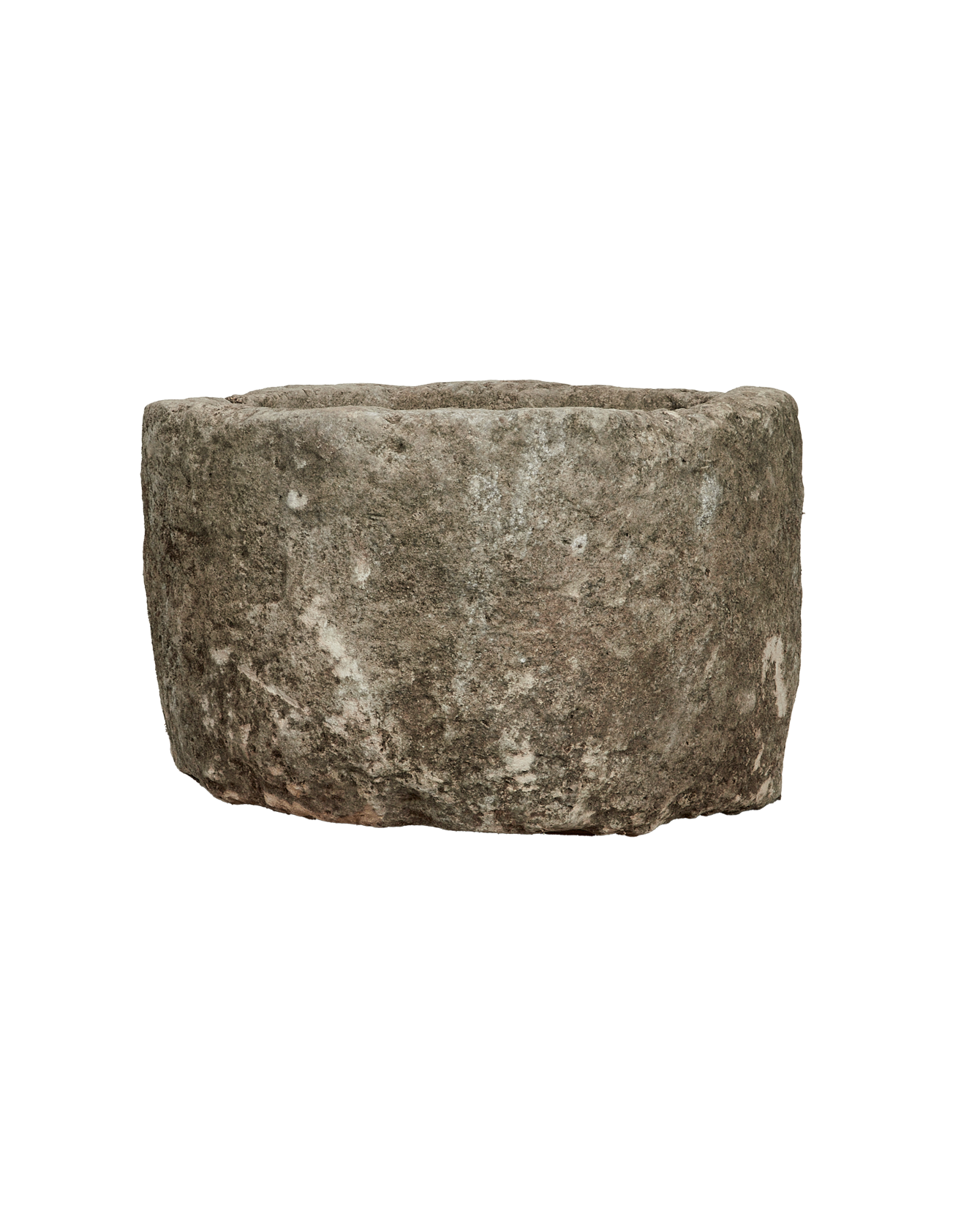 Vintage Limestone Trough - Round from Indonesia - Planters, Fountains, & Water Features