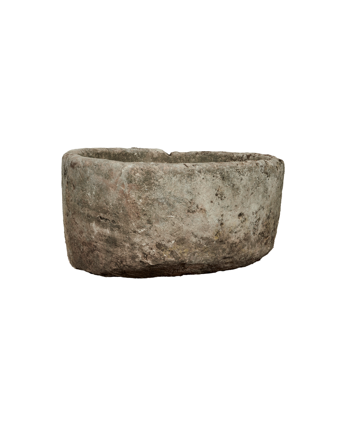 Vintage Limestone Trough - Round from Indonesia - Planters, Fountains, & Water Features