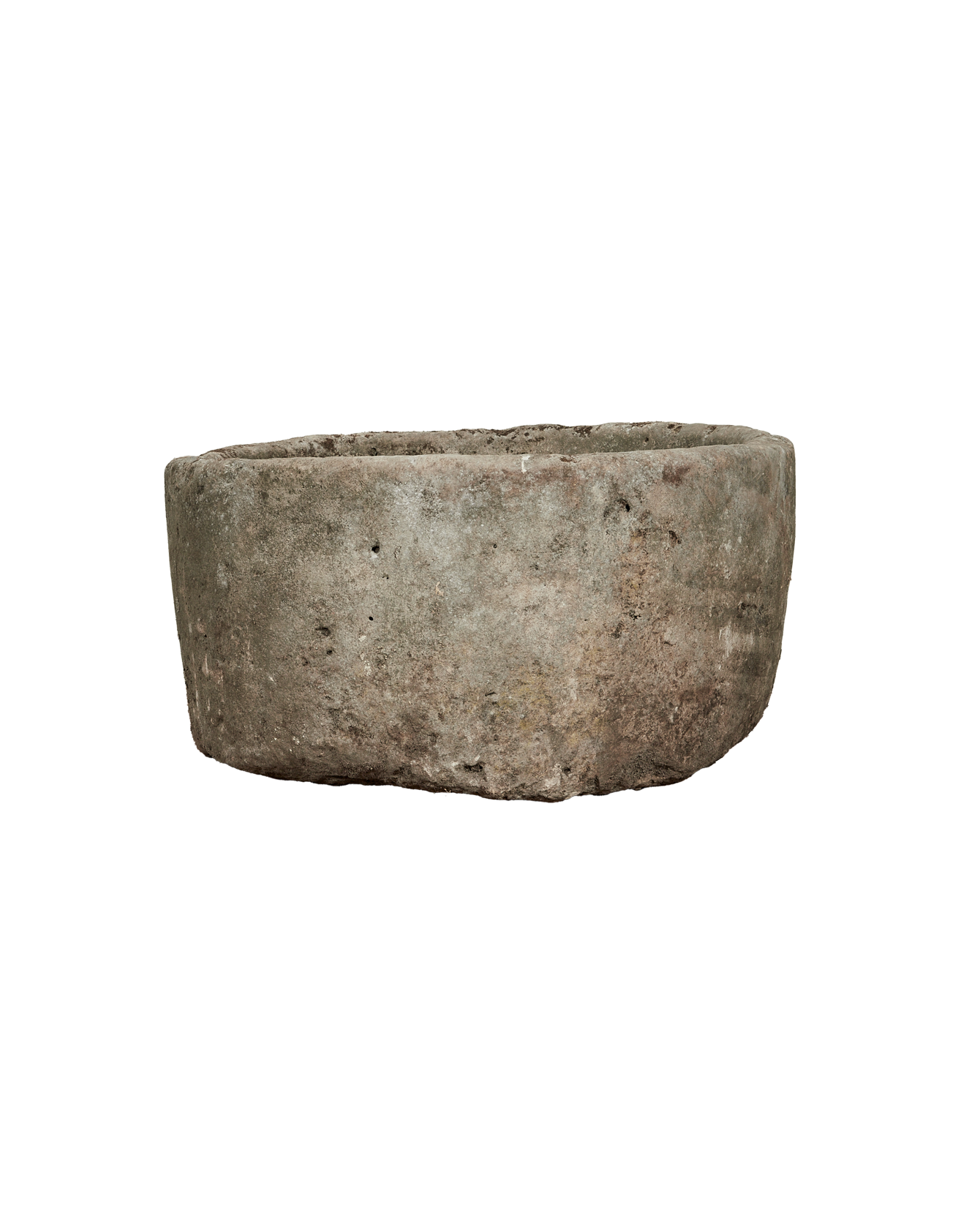 Vintage Limestone Trough - Round from Indonesia - Planters, Fountains, & Water Features
