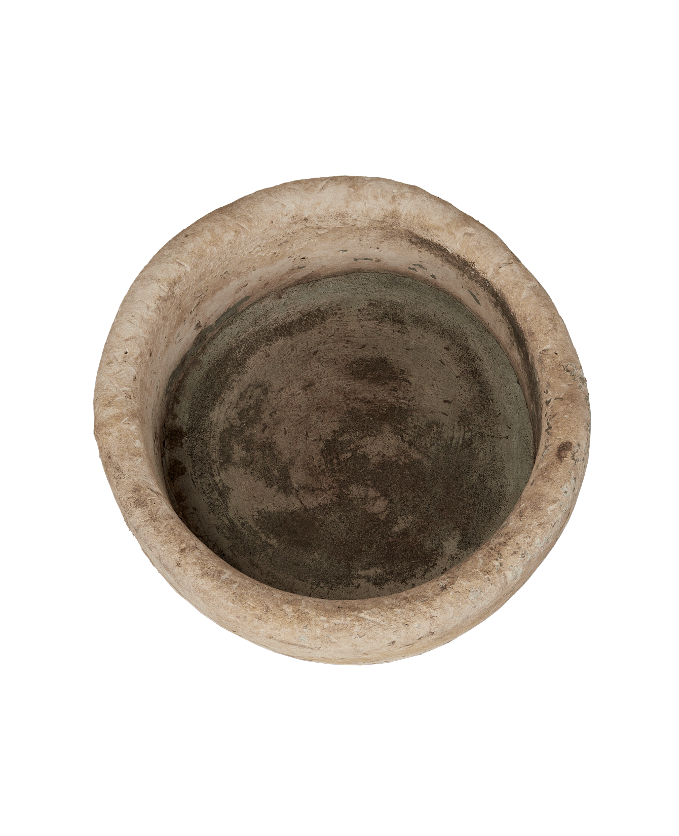Vintage Limestone Trough - Round from Indonesia - Planters, Fountains, & Water Features