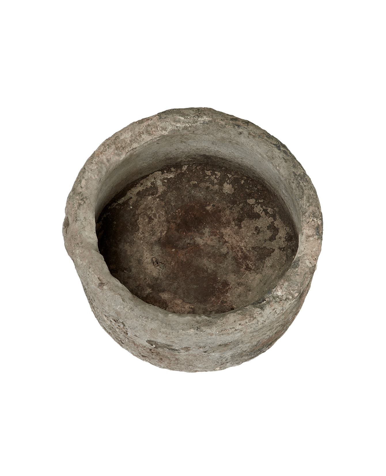 Vintage Limestone Trough - Round from Indonesia - Planters, Fountains, & Water Features