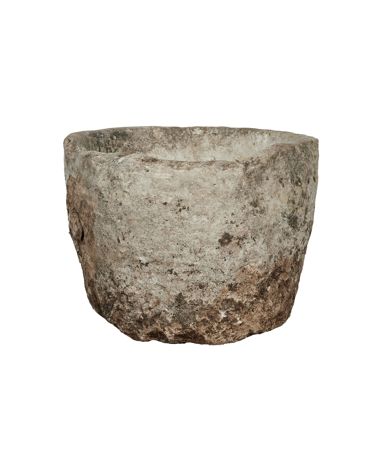 Vintage Limestone Trough - Round from Indonesia - Planters, Fountains, & Water Features