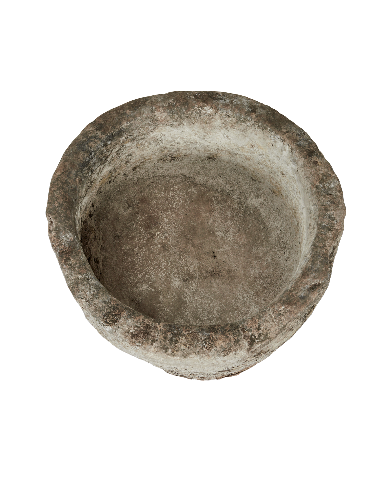 Vintage Limestone Trough - Round from Indonesia - Planters, Fountains, & Water Features